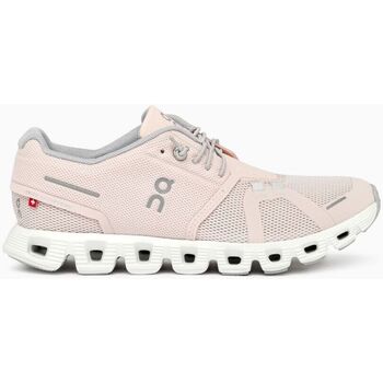 Sapatos Mulher Sapatilhas On Beige Running CLOUD 5 - 59.98153-SHELL/WHITE Rosa