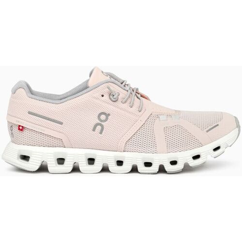 Sapatos Mulher Sapatilhas On RUNNING Tempo CLOUD 5 - 59.98153-SHELL/WHITE Rosa