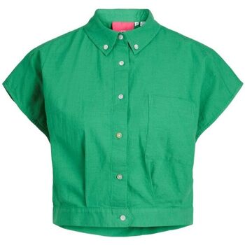 Textil Mulher camisas Melvin & Hamilto 12225268 PENNY-MEDIUM GREEN Verde