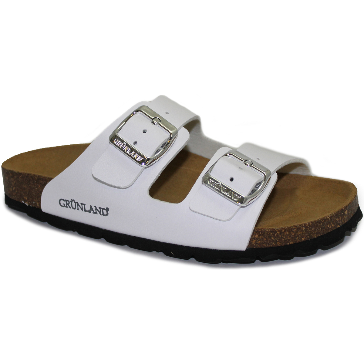 Sapatos Mulher Chinelos Grunland GRU-ZAL-CB4018-BI Branco