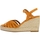 Sapatos Mulher Sandálias The Divine Factory 255568 Laranja