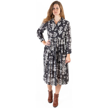 Textil Mulher Vestidos compridos Isla Bonita By Sigris Emporio Armani EA7 Preto