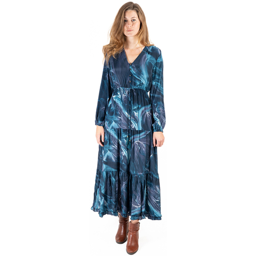 Textil Mulher Vestidos compridos Isla Bonita By Sigris Selecção a menos de 60 Azul