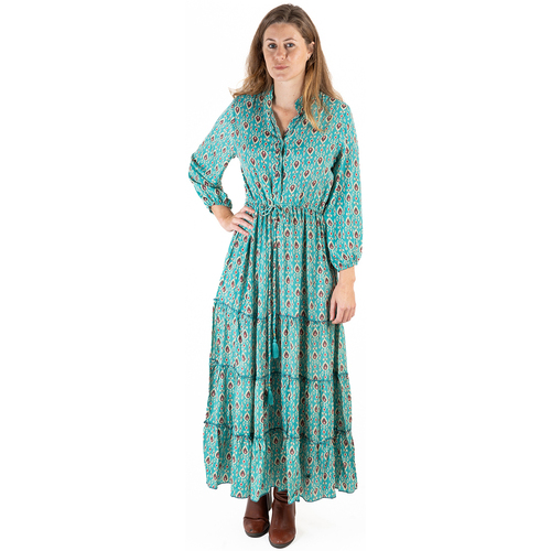 Textil Mulher Vestidos compridos Isla Bonita By Sigris Emporio Armani EA7 Verde