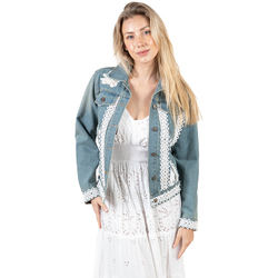 Textil Mulher Casacos  Isla Bonita By Sigris Jaqueta Azul