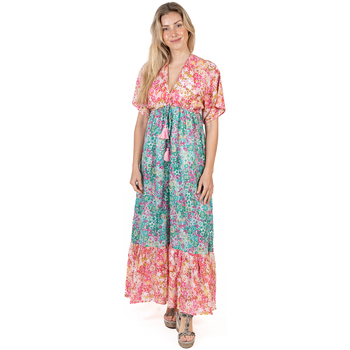 Textil Mulher Vestidos compridos Isla Bonita By Sigris preço de uma chamada local Multicolor