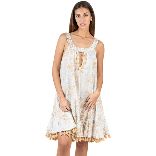 Isla Bonita By Sigris Vestido Curto Branco