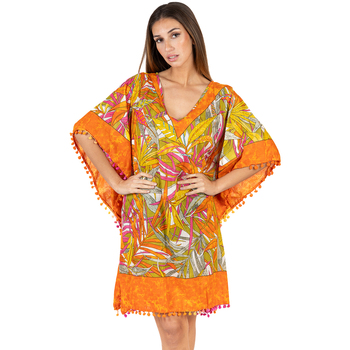 Textil Mulher Vestidos curtos Isla Bonita By Sigris Kaftan Amarelo