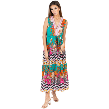 Textil Mulher Vestidos compridos Isla Bonita By Sigris Vestir Multicolor