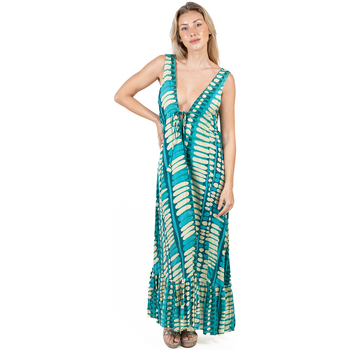 Textil Mulher Vestidos Isla Bonita By Sigris Vestir Verde