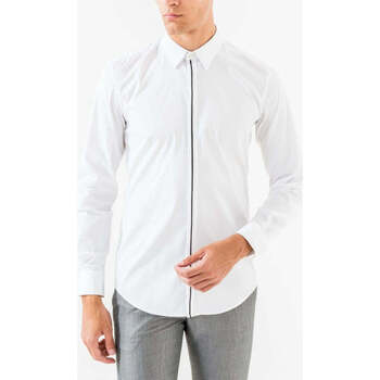 Textil Homem Camisas mangas comprida Antony Morato 00414-1-31 Branco