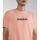 Textil Homem T-shirts e Pólos Napapijri S-BOX SS4 NP0A4H8S-P1I PINK SALMON Violeta