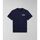 Textil Homem T-shirts e Pólos Napapijri S-KASBA NP0A4HQQ-176 BLU MARINE Azul