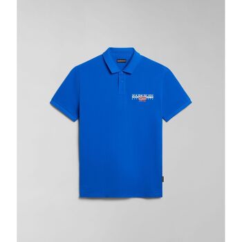 Textil Homem T-shirts e Pólos Napapijri E-AYLMER NP0A4HTN-B2L BLUE LAPIS Azul