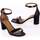 Sapatos Mulher Sandálias Ralph Lauren Logan-Sandálias-Heel Sandal Branco
