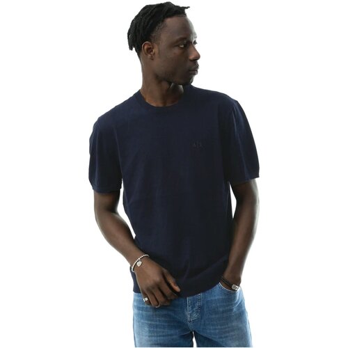 Textil Homem T-Shirt mangas curtas EAX 8NZM5C ZM3JZ Azul