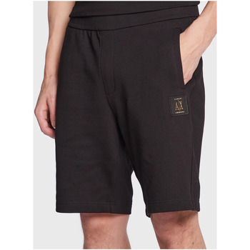 Textil Homem Shorts / Bermudas EAX 8NZSPQ ZJ1ZZ Preto