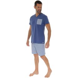 Textil Homem Pijamas / Camisas de dormir Pilus FAUSTIN Azul