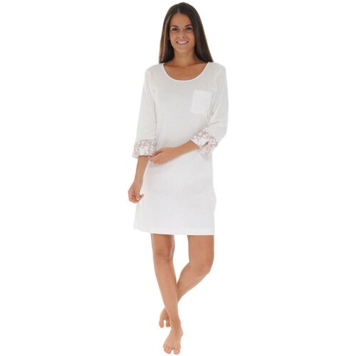Textil Mulher Pijamas / Camisas de dormir Pilus ELLORIE Branco