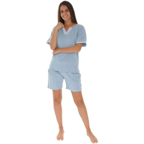 Textil Mulher Pijamas / Camisas de dormir Pilus DETENTE   ELINE Azul