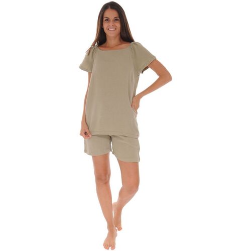 Textil Mulher Pijamas / Camisas de dormir Pilus DETENTE   EMY Verde
