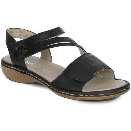 Sapatos Mulher Sandálias Rieker 6596400 Preto