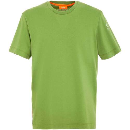 Textil Homem T-shirts pocsp e Pólos Suns  Verde