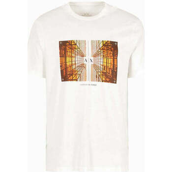 Textil Homem T-shirts e Pólos Emporio Armani 3DZTHVZJBYZ1116-1-1 Branco