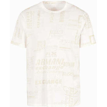 Textil Homem T-shirts e Pólos Emporio Armani 3DZTHWZJ8EZ71AU-1-1 Branco