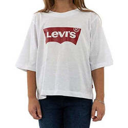 Textil Rapariga T-shirts e Pólos Levi's 3E0220-001-1-19 Branco