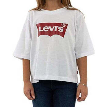 Textil Rapariga T-shirts Lightweight e Pólos Levi's 3E0220-001-1-19 Branco