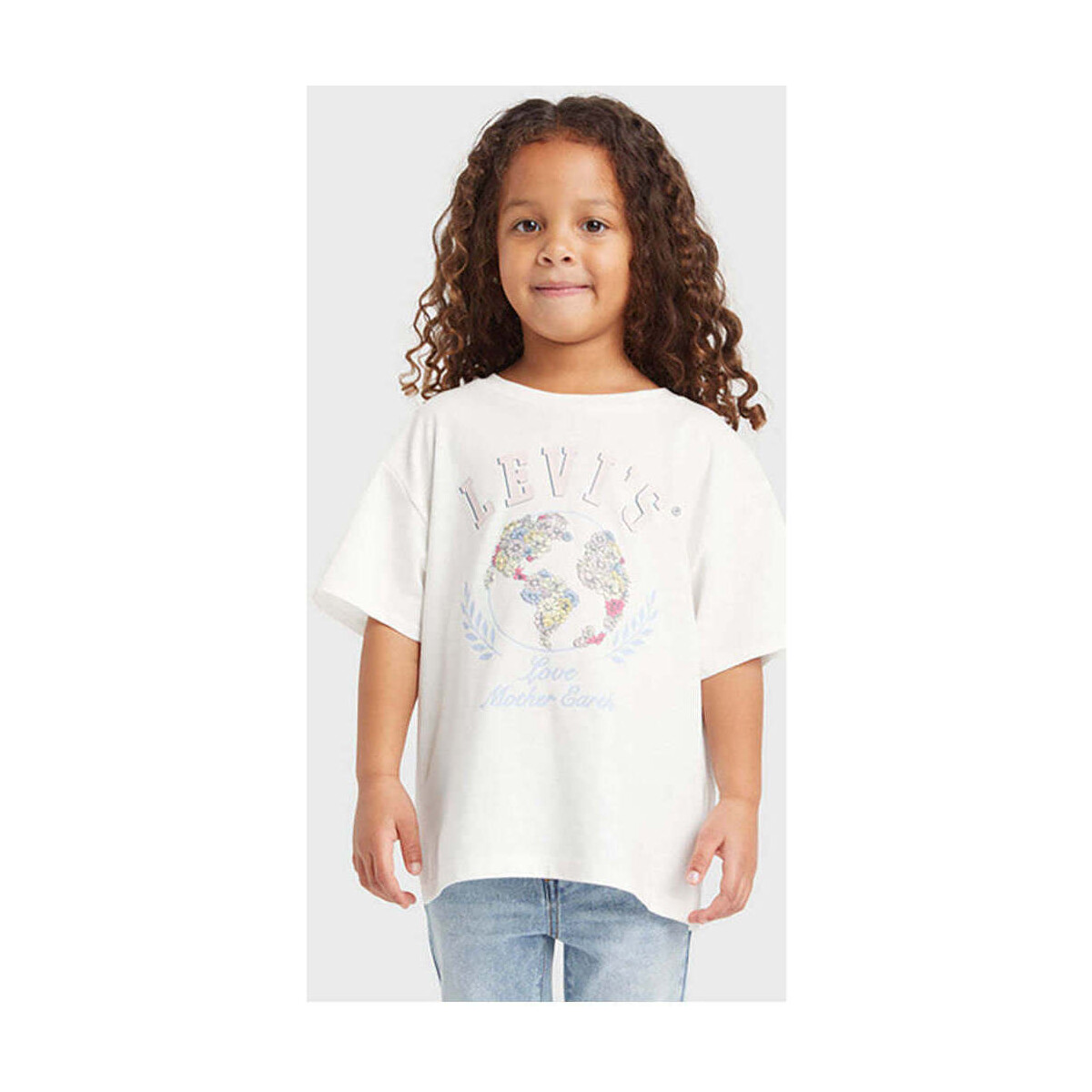 Textil Rapariga T-shirts e Pólos Levi's 3EK173-X10-7-19 Bege