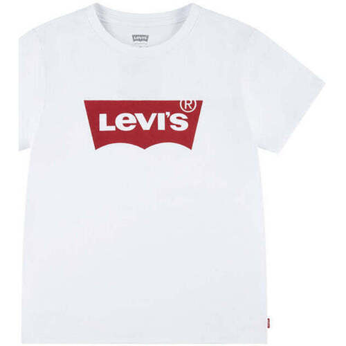 Textil Rapariga T-shirts e Pólos Levi's 4EK825-W5J-1-25 Branco