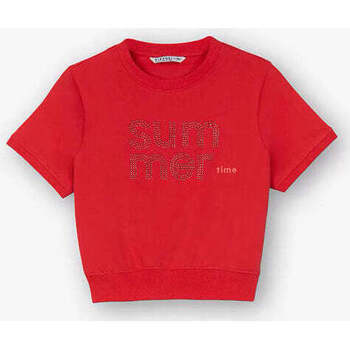 Textil Rapariga adidas Originals Sportswear 3-Stripes Παιδικό Biker Σορτς Tiffosi 10048455-507-11-21 Vermelho