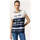 Textil Mulher T-Shirt mit "Future"-Print aus Baumwolle von 10048873-711-3-1 Azul