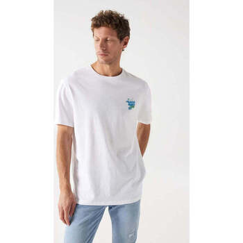 Textil Homem T-shirts e Pólos Salsa 21006820-001-1-1 Branco