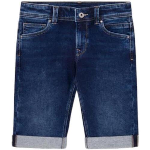 Textil Rapaz Shorts / Bermudas Pepe jeans  Azul