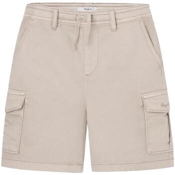 Textil Rapaz Shorts / Bermudas Pepe jeans Originals  Bege
