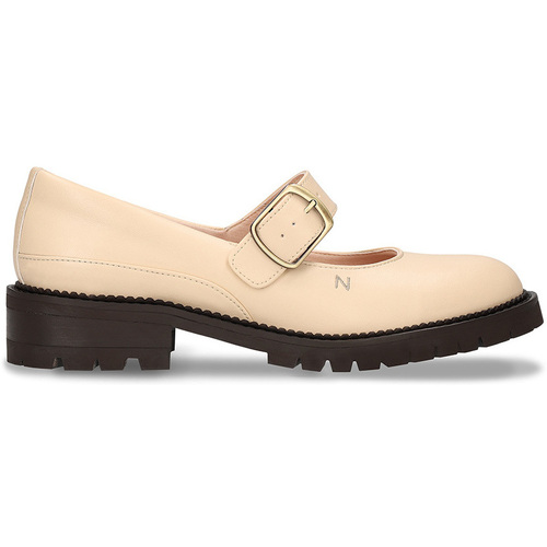 Sapatos Mulher Sapatos The shoe has an elastic strap and midfoot cage for extra support Emisa_Beige Bege