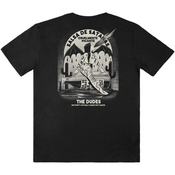Textil Homem T-Shirt mangas curtas The Dudes  Preto