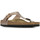 Sapatos Mulher Chinelos Birkenstock Gizeh Bs Ouro