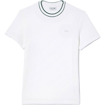 Textil Homem T-Shirt mangas curtas Lacoste  Branco