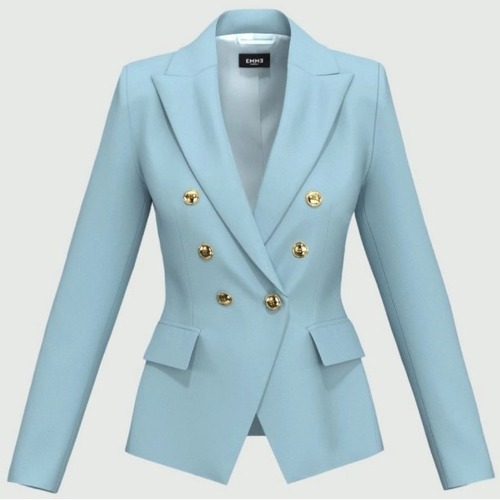 Textil Mulher Blazers Camisolas e casacos de malha 15091021 Azul