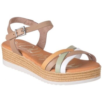 Sapatos Mulher Sandálias Oh My Sandals mujer SAPATILHAS  5425 Bege