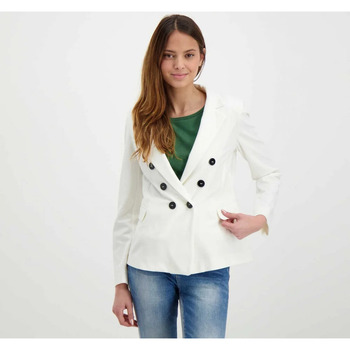 Textil Mulher Jaquetas Camisolas e casacos de malha 15911031 Branco