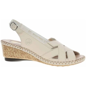 Sapatos Mulher Sapatilhas de cano-alto Rieker RKR682 Bege