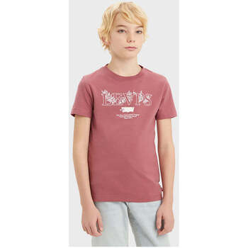 Textil Rapaz T-shirts e Pólos Levi's 9EK361-R90-6-25 Vermelho