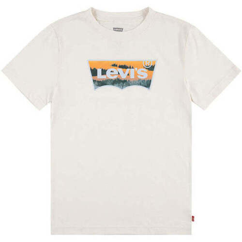 Textil Rapaz T-shirts e Pólos Levi's 9EK374-W4R-7-25 Bege