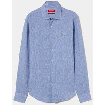 Textil Homem Camisas mangas comprida Botins / Botas Baixas LP004114-570-3-1 Azul