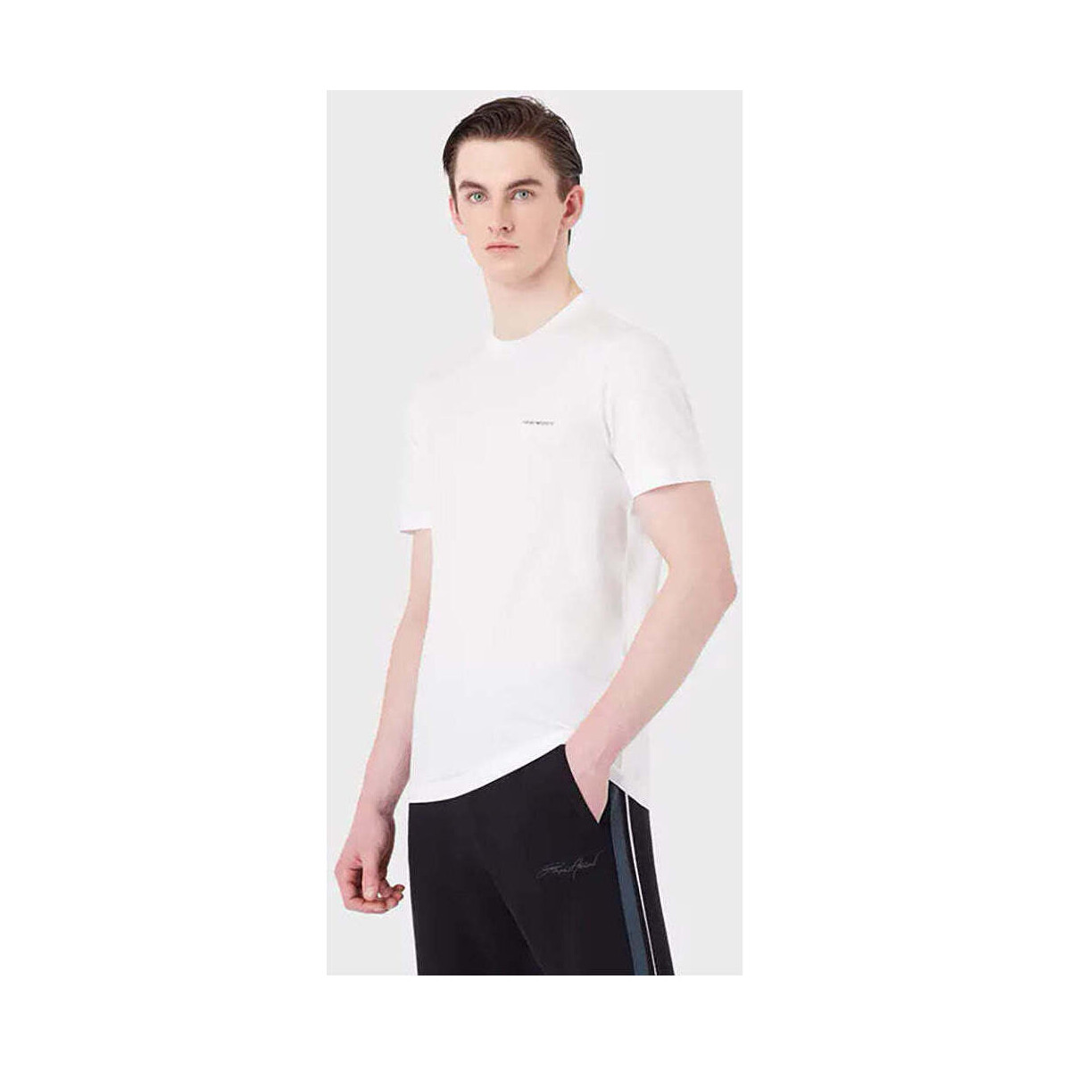 Textil Homem T-shirts e Pólos Emporio Armani 8N1TD81JUVZ10100-1-1 Branco